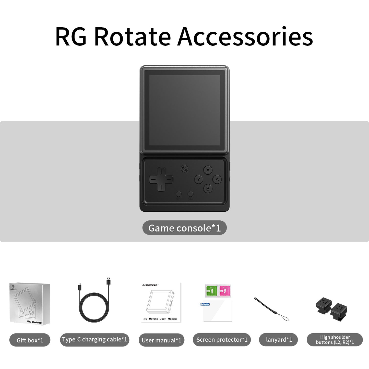 Anbernic RG Rotate Handheld Game Console