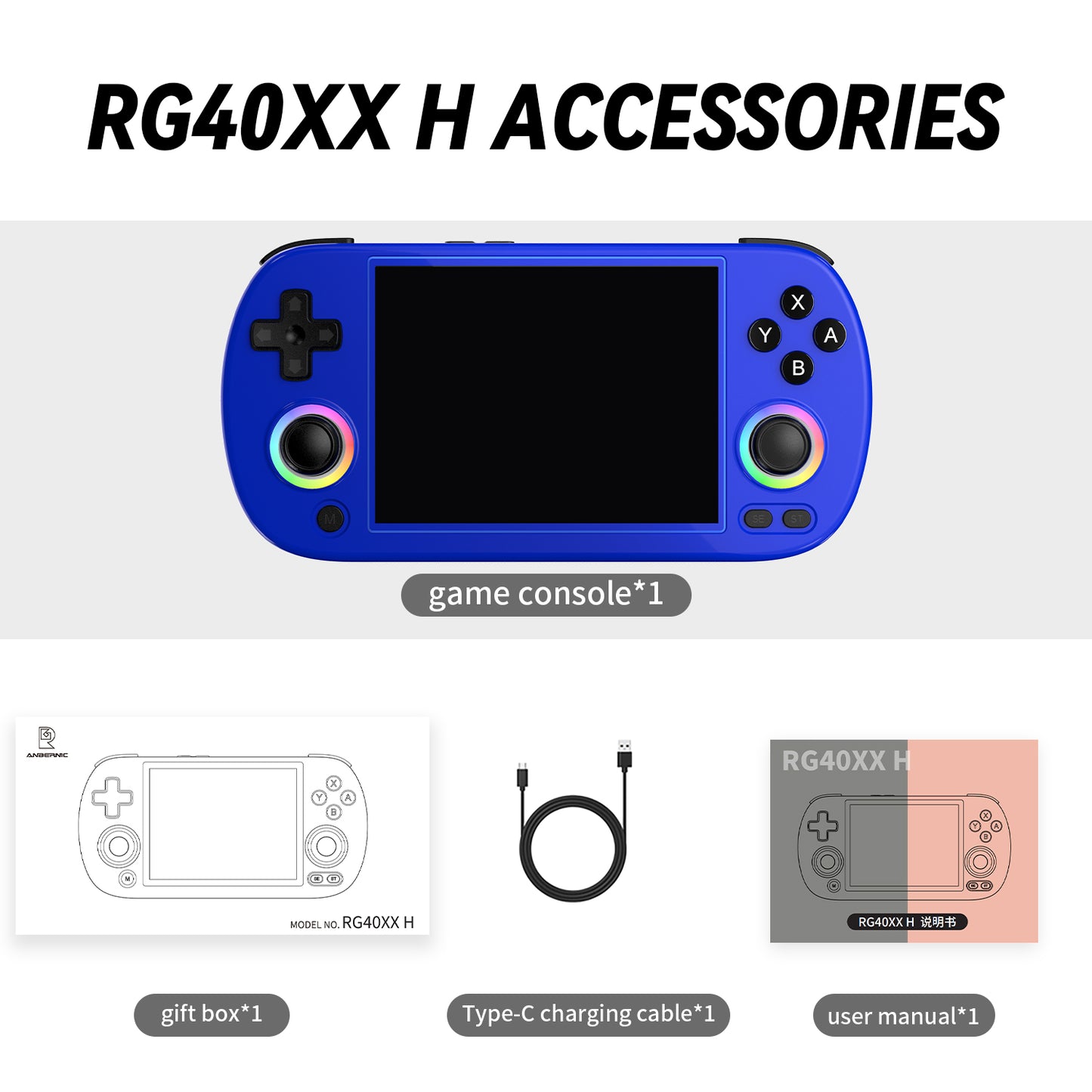 Anbernic RG40XXH Retro Game Console