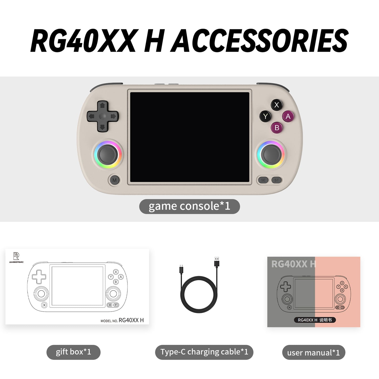 Anbernic RG40XXH Retro Game Console