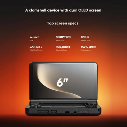 AYN Thor Dual Screen Clamshell Retro Game Console
