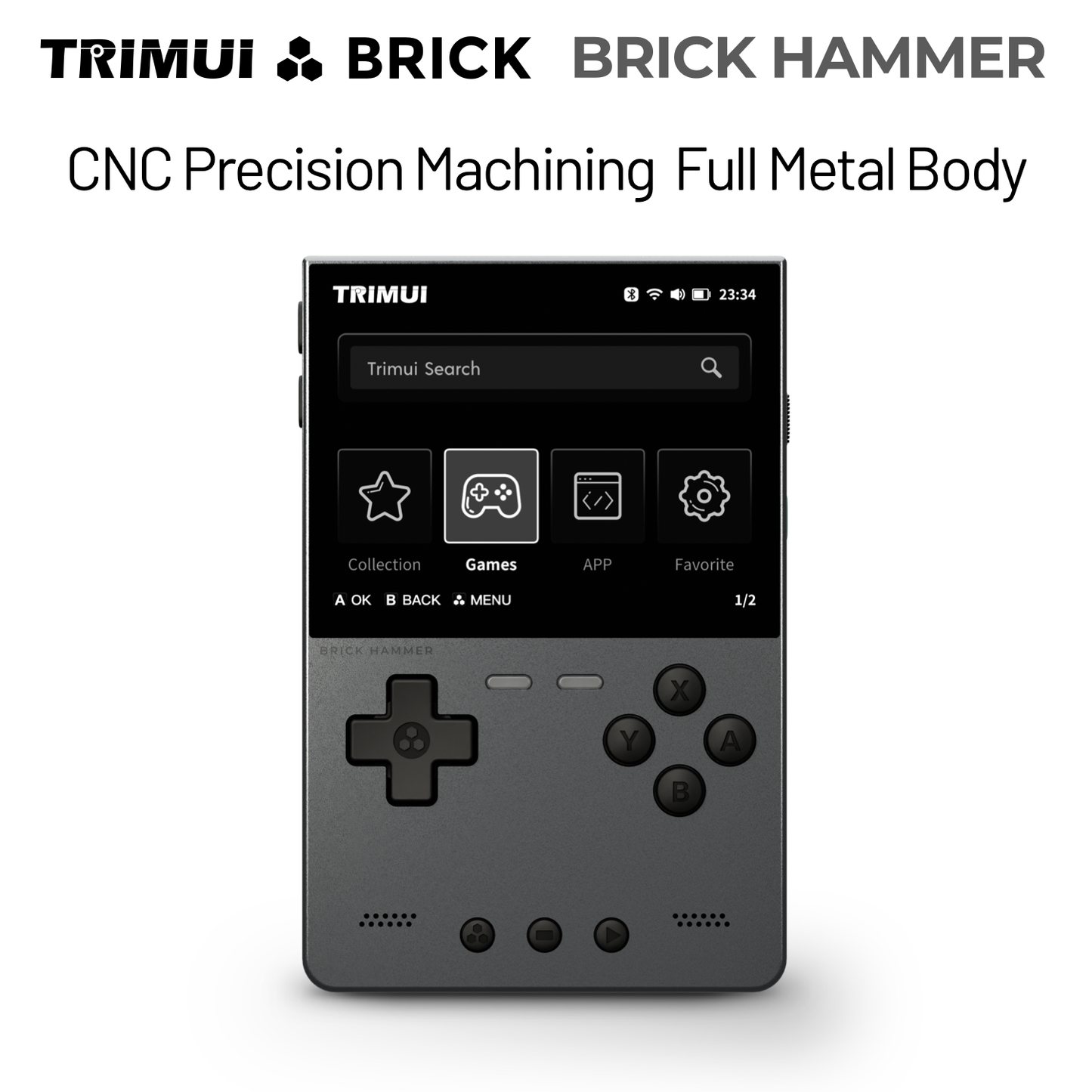Trimui Brick Hammer Retro Handheld Game Console