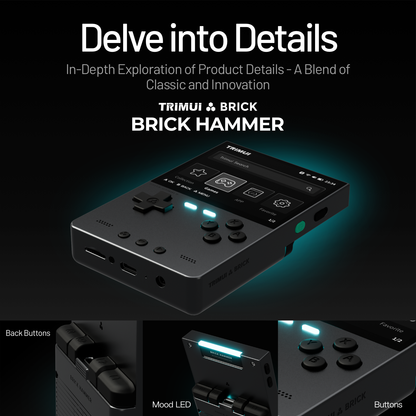 Trimui Brick Hammer Retro Handheld Game Console