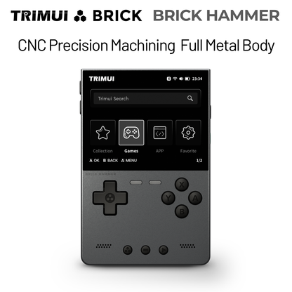 Trimui Brick Hammer Retro Handheld Game Console