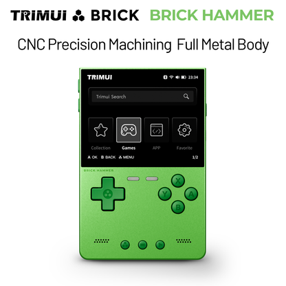 Trimui Brick Hammer Retro Handheld Game Console
